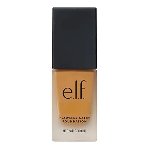 e.l.f. Flawless Satin Foundation, Almond, 20ml (0.68 Fl Oz) | Lightweight Medium Coverage thumbnail 4