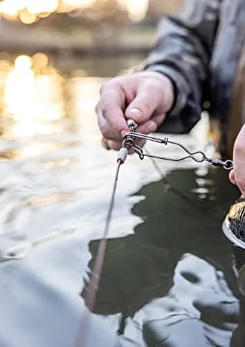 Lifetime Decoys Jerk Rig Mainline Decoy Drops – Stainless Steel Swivel Clip Drops with 5" Carabiner for Motion Decoys | Durable Hunting Accessory thumbnail 5