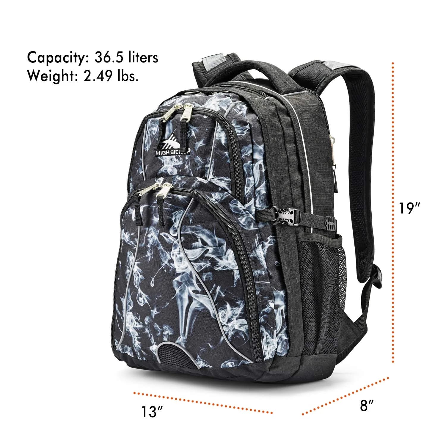 High Sierra Swerve Laptop Backpack 36.5L (19 x 13 x 7.75-Inch) | Water-Resistant for Daily Commutes thumbnail 5