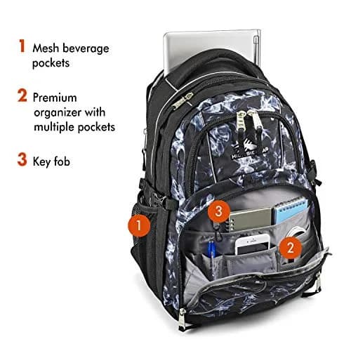 High Sierra Swerve Laptop Backpack 36.5L (19 x 13 x 7.75-Inch) | Water-Resistant for Daily Commutes thumbnail 2