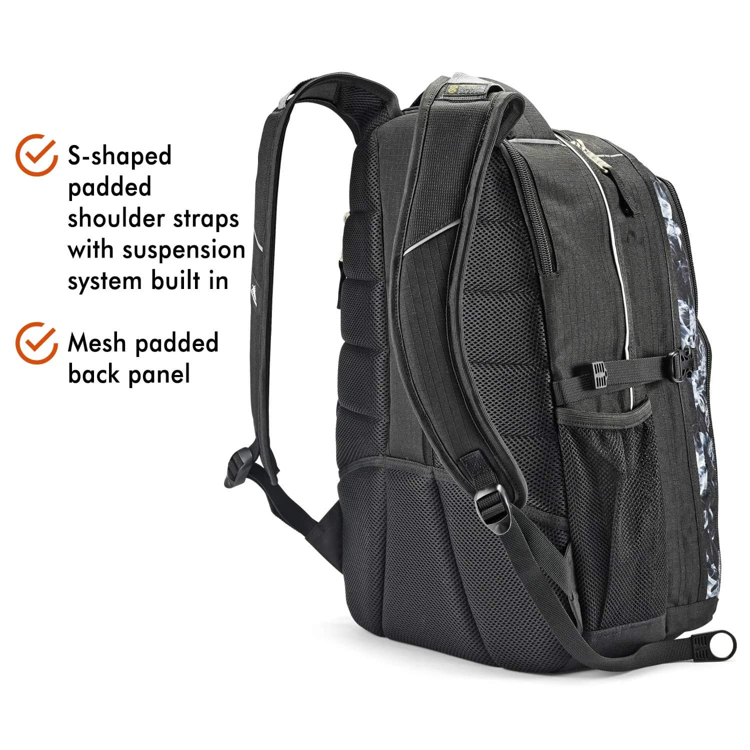 High Sierra Swerve Laptop Backpack 36.5L (19 x 13 x 7.75-Inch) | Water-Resistant for Daily Commutes thumbnail 4