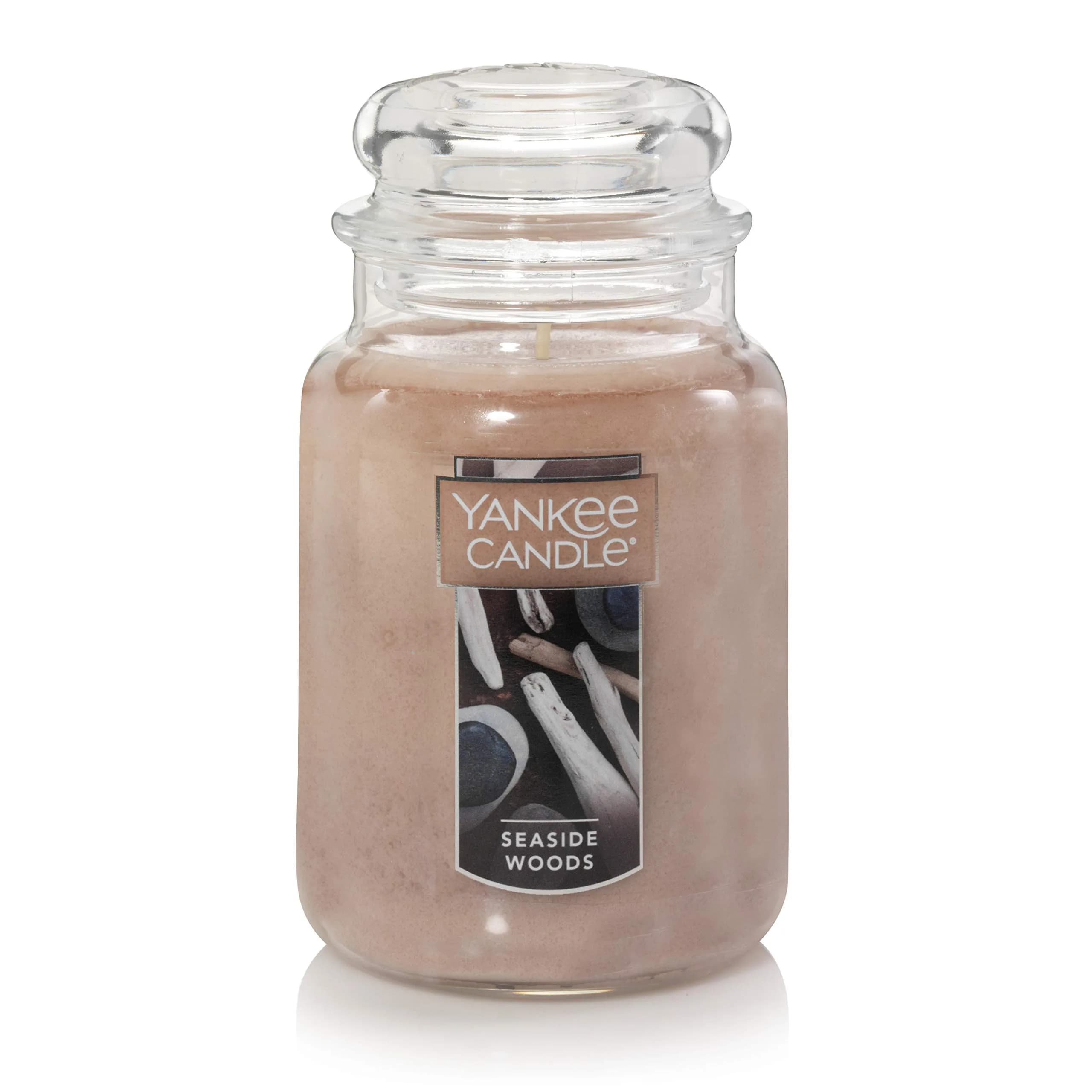 Yankee Candle Seaside Woods Scented Large Jar Candle 22oz | Over 110 Hours Burn Time