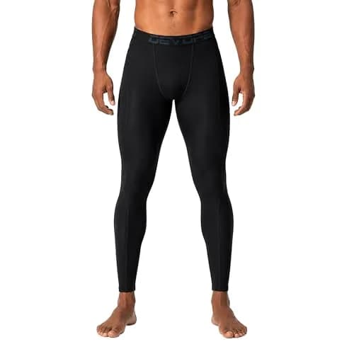 DEVOPS Men's Compression Pants Athletic Leggings Tights | 4-Way Stretch, UPF 50+ Support thumbnail 5