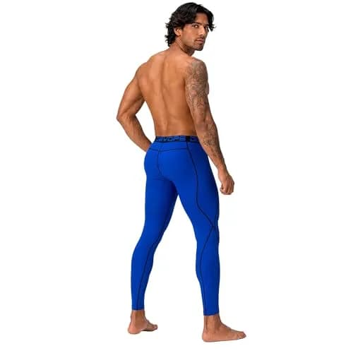 DEVOPS Men's Compression Pants Athletic Leggings Tights | 4-Way Stretch, UPF 50+ Support thumbnail 3