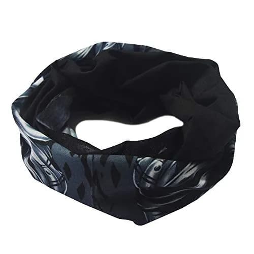 Obacle Skull Beard V Teeth Half Face Mask for Dust, Wind, UV Protection - Seamless 3D Tube Bandana thumbnail 4