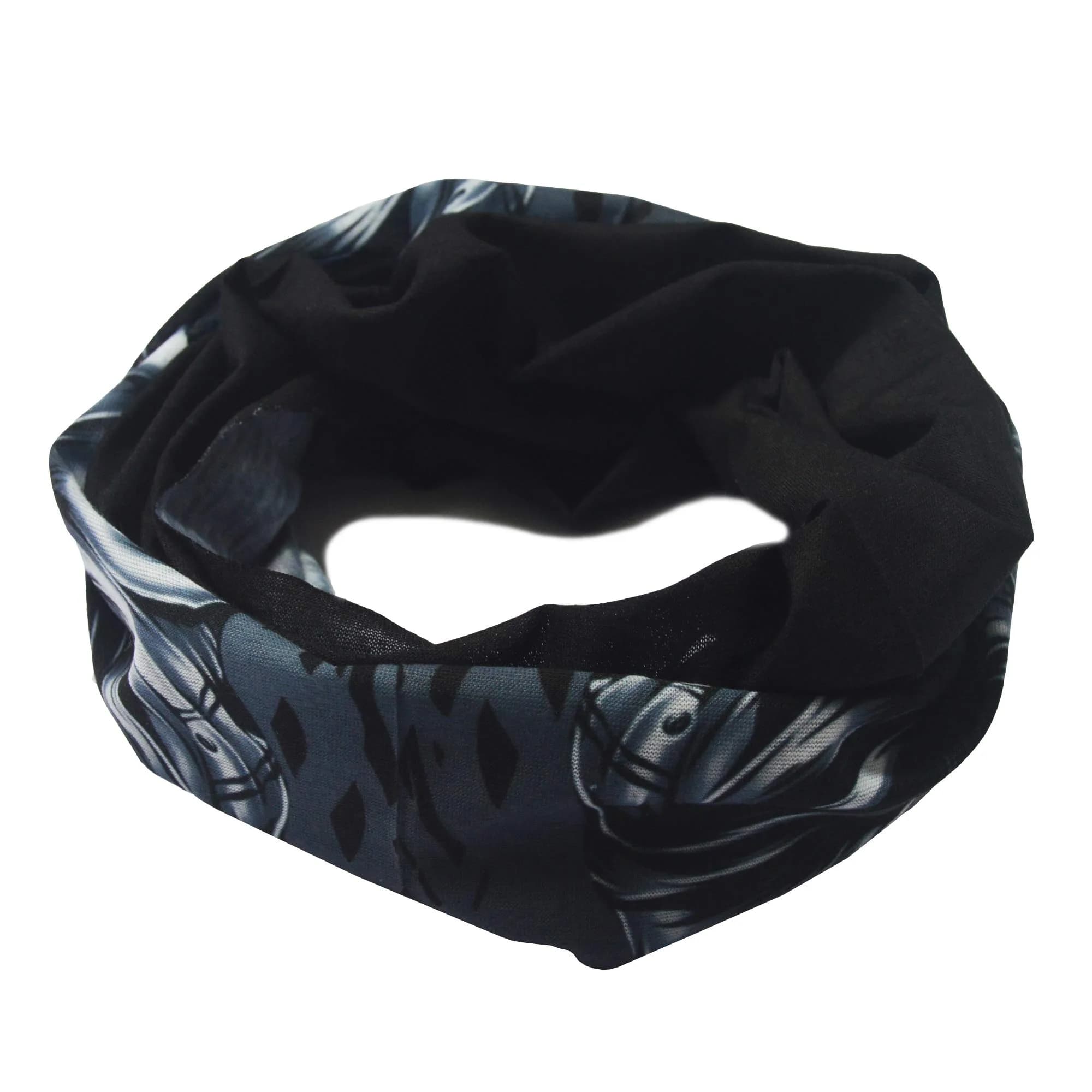 Obacle Skull Beard V Teeth Half Face Mask for Dust, Wind, UV Protection - Seamless 3D Tube Bandana - view 4