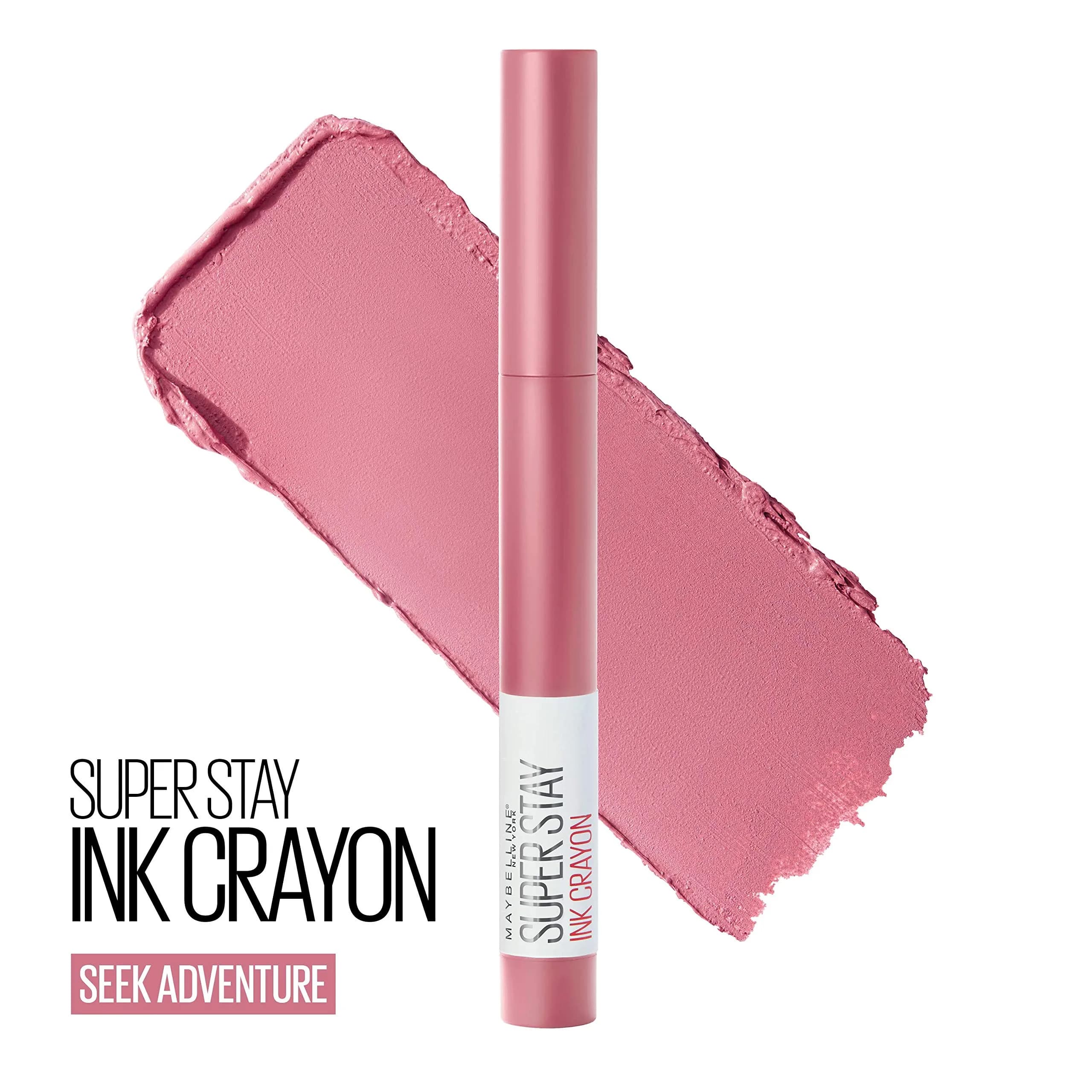 Maybelline Super Stay Ink Crayon Lipstick Makeup, Seek Adventure (0.04 oz / 1.13 g) | Long-Lasting Matte Lip Color - view 2