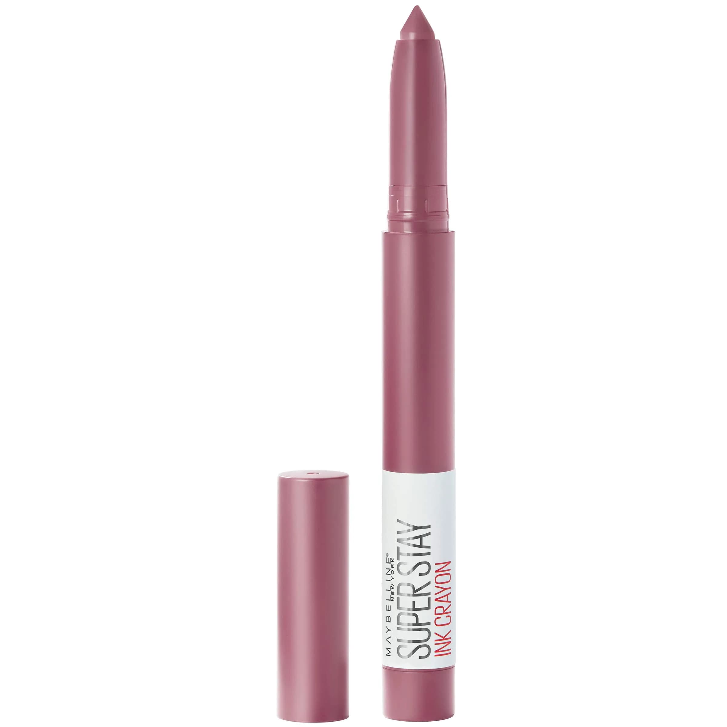 Maybelline Super Stay Ink Crayon Lipstick Makeup, Hustle In Heels (Apple Red), 0.04 oz (1.18 ml) | Long-Lasting Matte Lip Color — STAY EXCEPTIONAL