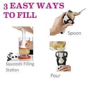 SQUOOSHI Reusable Baby Food Pouches 6 Pack | 3.4 oz | BPA-Free, Dishwasher Safe, Freezer Safe thumbnail 9