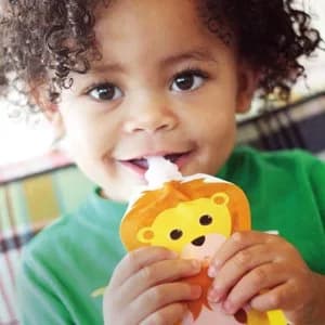 SQUOOSHI Reusable Baby Food Pouches 6 Pack | 3.4 oz | BPA-Free, Dishwasher Safe, Freezer Safe thumbnail 12