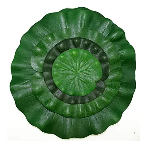 IFAMIO Artificial Floating Foam Lotus Leaves 4 Sizes | Realistic Pond & Aquarium Decor (10cm-28cm) thumbnail 7