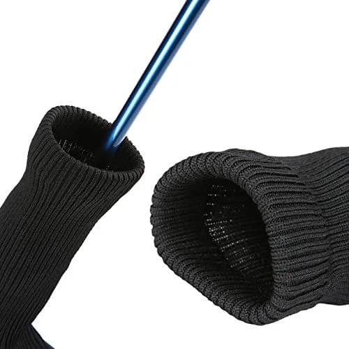 LONGCHAO Red/Black Golf Head Covers Driver 1 3 5 7 X | Thick Neoprene Protects Clubs thumbnail 5