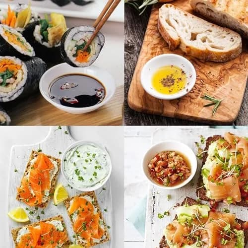 UIBFCWN 12 Pack Ceramic Dipping Bowls 1.2 Oz (35 ml) | Small White Sauce Dishes for Sushi & Condiments thumbnail 6
