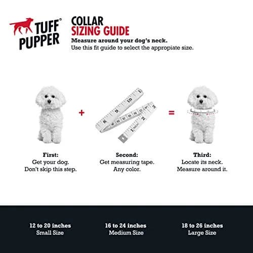 Tuff Pupper Martingale Dog Collar Medium 16-24" Neck | Adjustable Nylon & Stainless Steel Chain for Training thumbnail 5