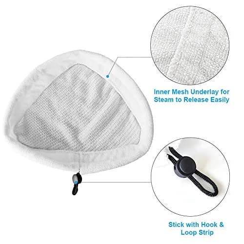 Fushing 6Pcs Steam Mop Pads | Reusable Microfiber Replacement Pads for Steam Mops thumbnail 4