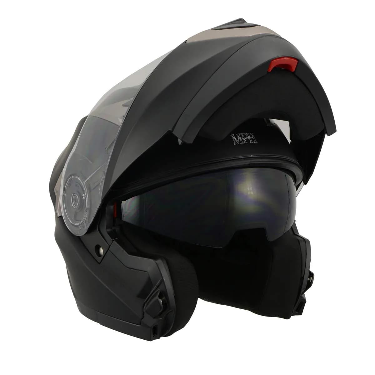 Milwaukee Helmets Full Face DOT Approved Racing Helmet X-Small | Lightweight Aerodynamic ABS Shell