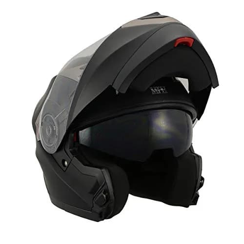 Milwaukee Helmets Full Face DOT Approved Racing Helmet X-Small | Lightweight Aerodynamic ABS Shell thumbnail 1