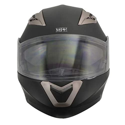 Milwaukee Helmets Full Face DOT Approved Racing Helmet X-Small | Lightweight Aerodynamic ABS Shell thumbnail 2