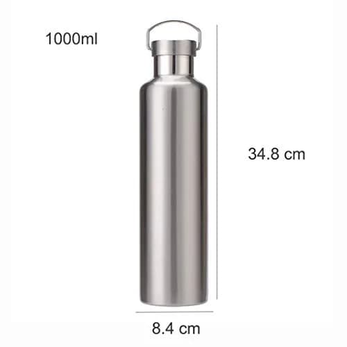 Gteller Stainless Steel Vacuum Insulated Water Bottle 34oz | Keeps Drinks Hot 6h, Cold 10h, Double Walled, Leak Proof thumbnail 2