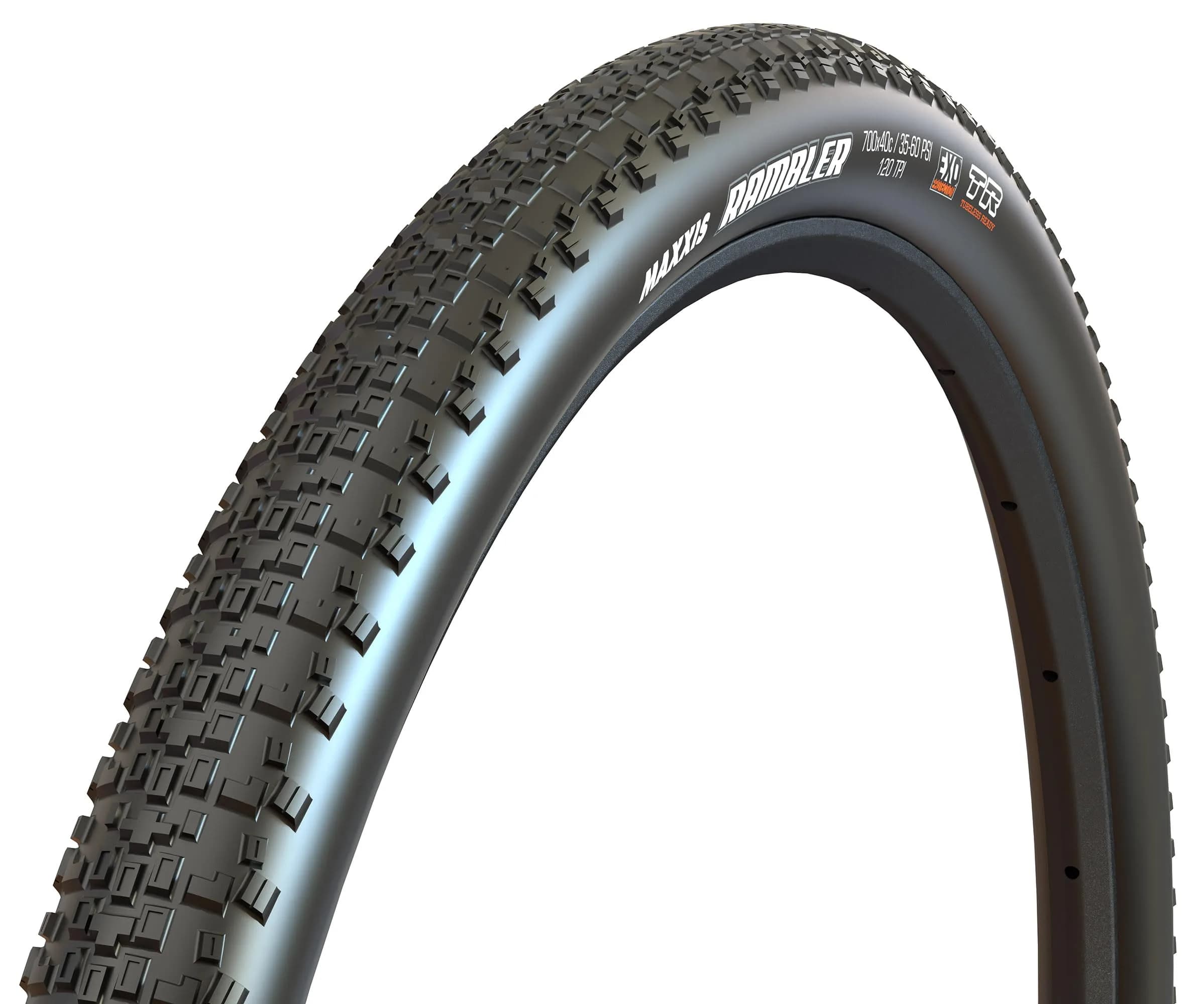 Maxxis Rambler 700x40C Tubeless Gravel Tire | Dual Compound & SilkShield for Speed & Control