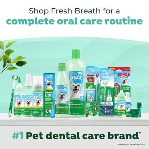 TropiClean No Brush Dog Toothpaste Peanut Butter 4oz (118ml) | Freshens Breath & Removes Plaque thumbnail 6