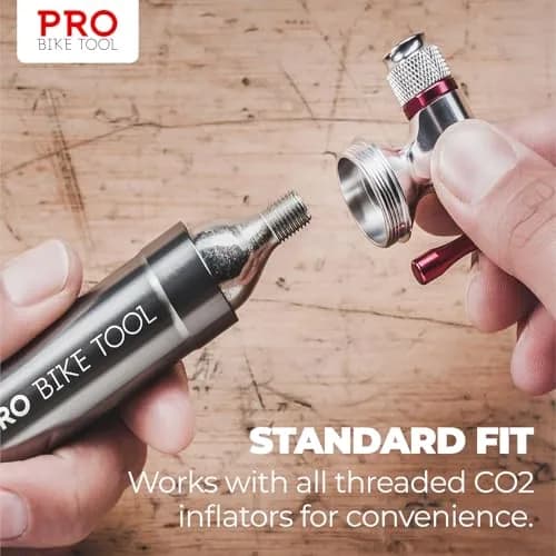 PRO BIKE TOOL 25g CO2 Cartridges (6 Pack) | Fast Inflation for Road & Mountain Bikes thumbnail 4