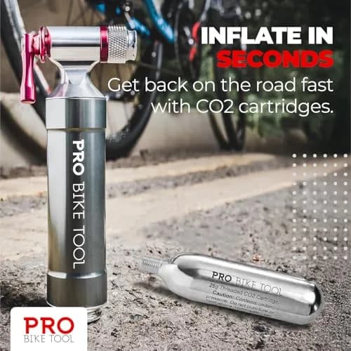PRO BIKE TOOL 25g CO2 Cartridges (6 Pack) | Fast Inflation for Road & Mountain Bikes thumbnail 2