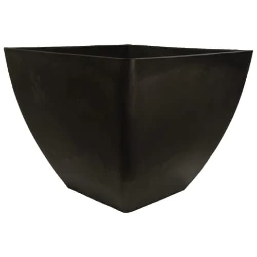 RTS Home Accents 16" Square Garden Planter Graphite | Weather-Resistant Indoor/Outdoor Planter thumbnail 1