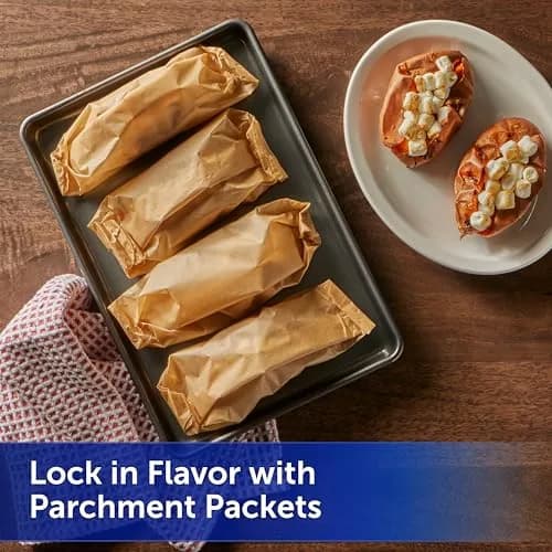 Reynolds Unbleached Parchment Paper Roll 45 sq ft | Oven Safe up to 425°F, Non-Stick, Eco-Friendly thumbnail 5