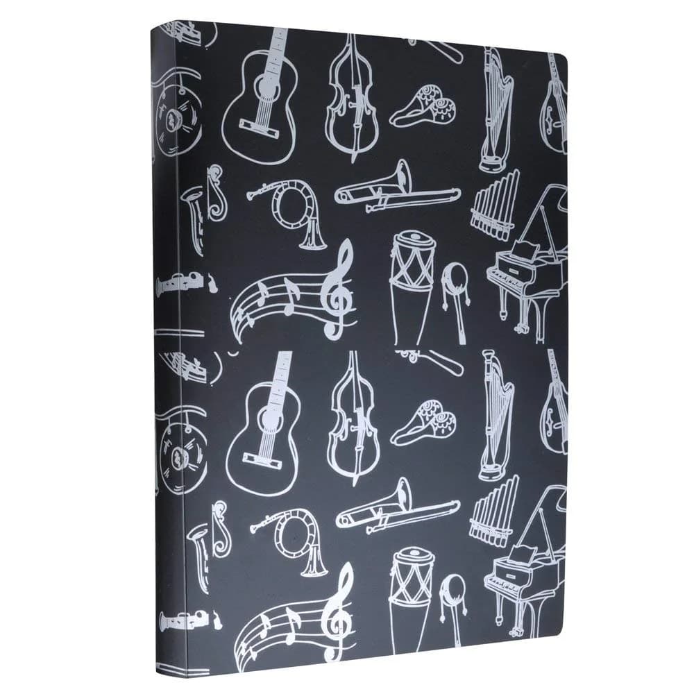 KingPoint Music File Folder A4 Size Sheet Music Folder with 40 Pockets | Durable ABS Outer Shell - main product image