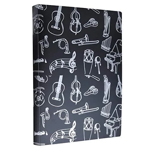 KingPoint Music File Folder A4 Size Sheet Music Folder with 40 Pockets | Durable ABS Outer Shell thumbnail 1