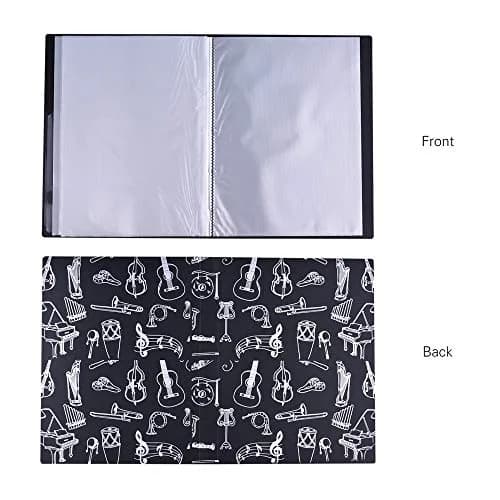 KingPoint Music File Folder A4 Size Sheet Music Folder with 40 Pockets | Durable ABS Outer Shell thumbnail 3