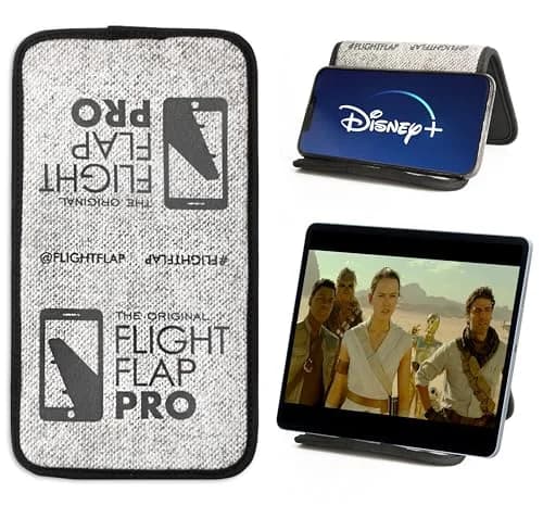 Flight Flap PRO Airplane Phone Holder, Flexible Cell Phone Holder 23.9cm (9.5") | Grips Devices for Travel, Work, and Leisure thumbnail 1