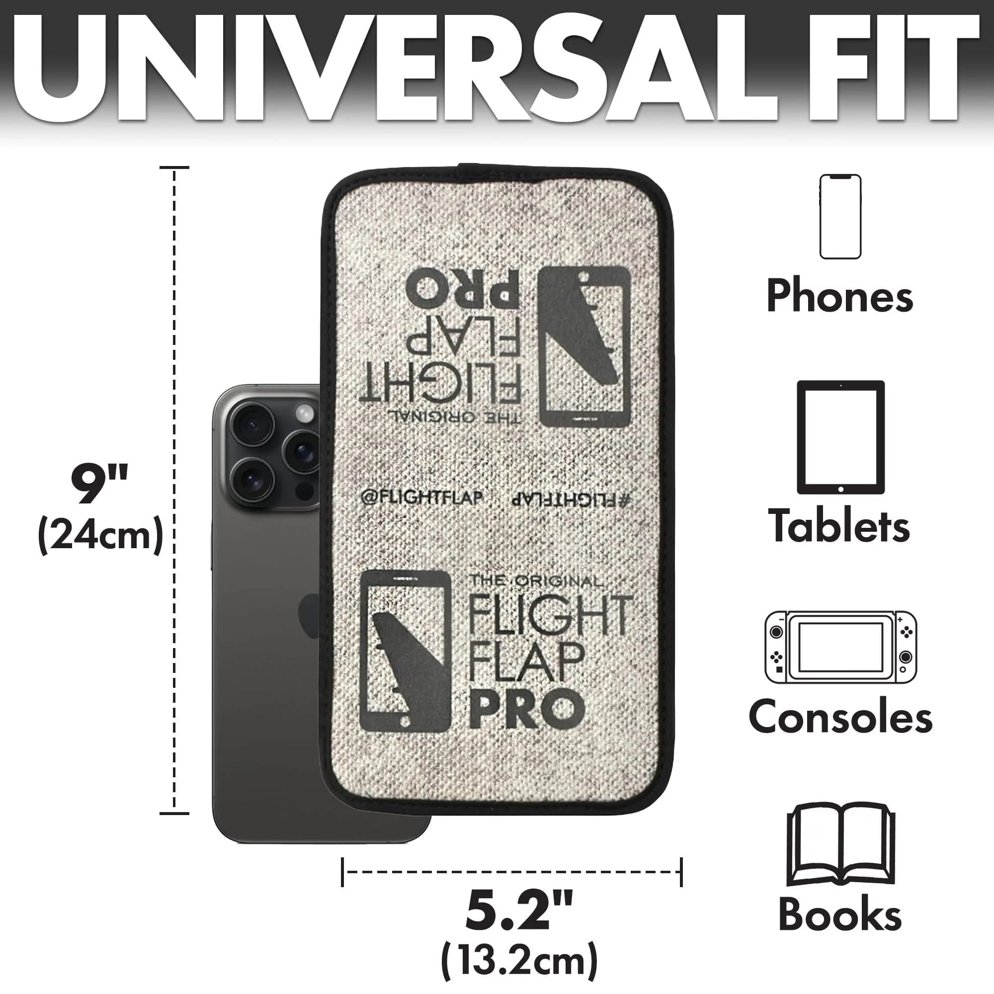 Flight Flap PRO Airplane Phone Holder, Flexible Cell Phone Holder 23.9cm (9.5") | Grips Devices for Travel, Work, and Leisure - view 5