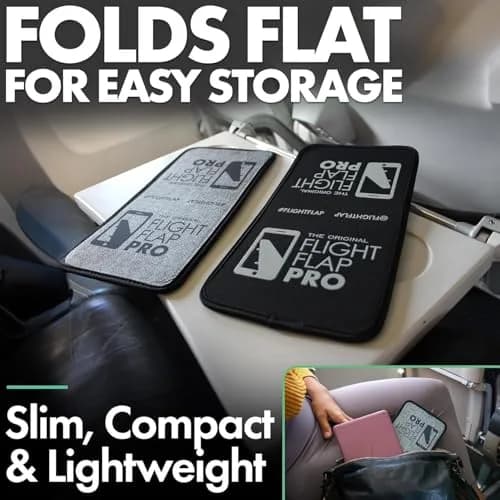 Flight Flap PRO Airplane Phone Holder, Flexible Cell Phone Holder 23.9cm (9.5") | Grips Devices for Travel, Work, and Leisure thumbnail 7