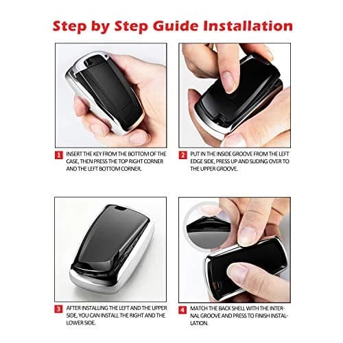 Tukellen Red Soft TPU Key Fob Cover for Audi A4 Q7 Q5 TT A3 A6 SQ5 R8 S5 Smart Key | 360° Protection thumbnail 5