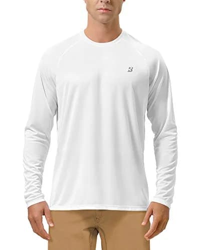Roadbox Men's UPF 50+ UV Sun Protection Shirts Long Sleeve Rash Guard | Breathable Lightweight Cooling thumbnail 1
