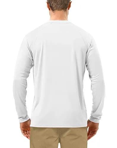 Roadbox Men's UPF 50+ UV Sun Protection Shirts Long Sleeve Rash Guard | Breathable Lightweight Cooling thumbnail 2
