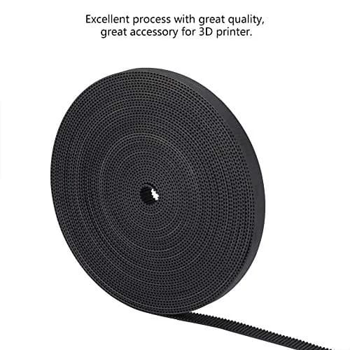 ASHATA 2GT Rubber Timing Belt 10mm Width, 10m (32.8ft) | Low Elongation, High Wear Resistance thumbnail 6