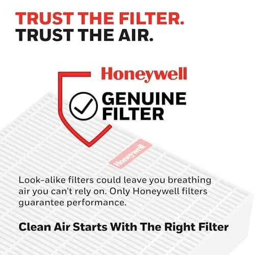 Honeywell Air Purifier Carbon Pre-Filter, HRF-A100 4 Count | Effective Odor & Particle Capture thumbnail 4