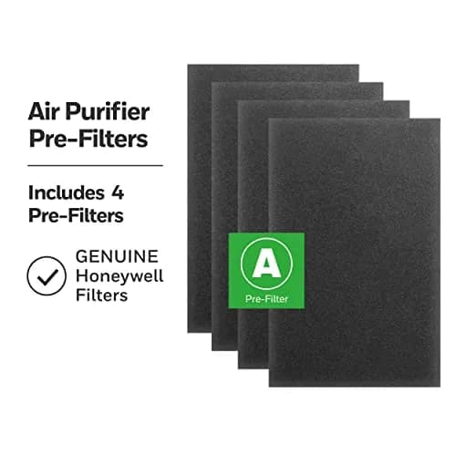 Honeywell Air Purifier Carbon Pre-Filter, HRF-A100 4 Count | Effective Odor & Particle Capture thumbnail 2