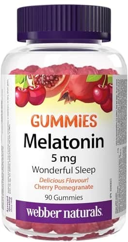 Webber Naturals Melatonin 5 Mg Gummies | Natural Sleep Aid for Adults (90 Count) thumbnail 1