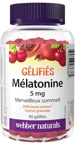Webber Naturals Melatonin 5 Mg Gummies | Natural Sleep Aid for Adults (90 Count) thumbnail 2