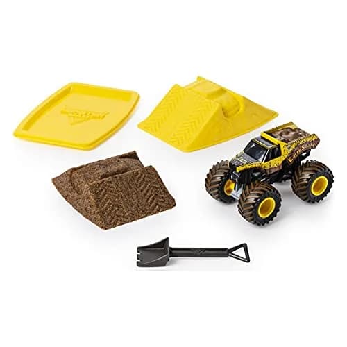 Monster Jam Earth Shaker Monster Dirt Starter Set | 8oz of Synthetic Dirt & Die-Cast Truck for Kids thumbnail 3