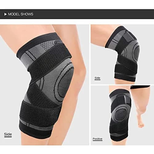 Mumian Black Knee Pad for Ligament Injury & Pain Relief, Size M (34-39cm) | FDA Approved, Doctor Recommended thumbnail 5