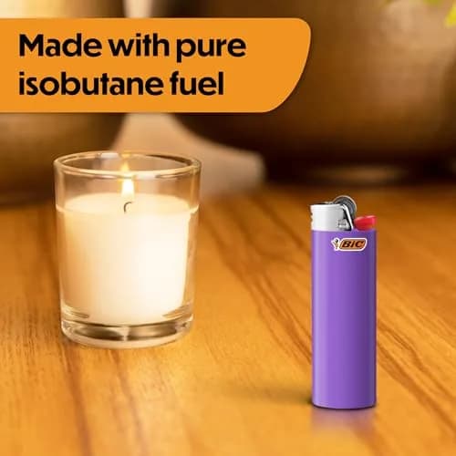 BIC Classic Maxi Pocket Lighter 8-Pack Assorted Colors | Child-Resistant, Up to 2x Lights vs Competitor thumbnail 7
