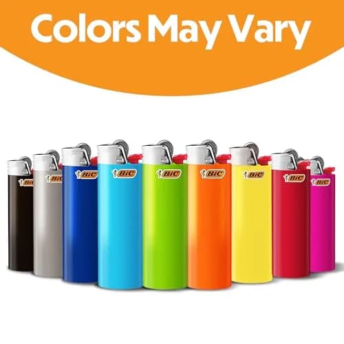 BIC Classic Maxi Pocket Lighter 8-Pack Assorted Colors | Child-Resistant, Up to 2x Lights vs Competitor thumbnail 2