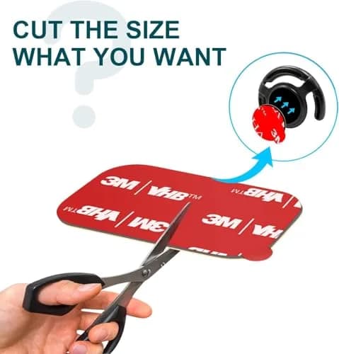 APPS2Car Grey 3M VHB Adhesive Pads 4.8cm x 2.8cm | Strong Double-Sided Tape for Car Mounts thumbnail 7
