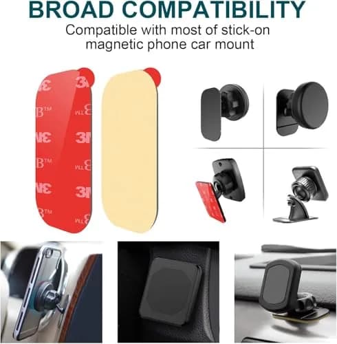 APPS2Car Grey 3M VHB Adhesive Pads 4.8cm x 2.8cm | Strong Double-Sided Tape for Car Mounts thumbnail 3
