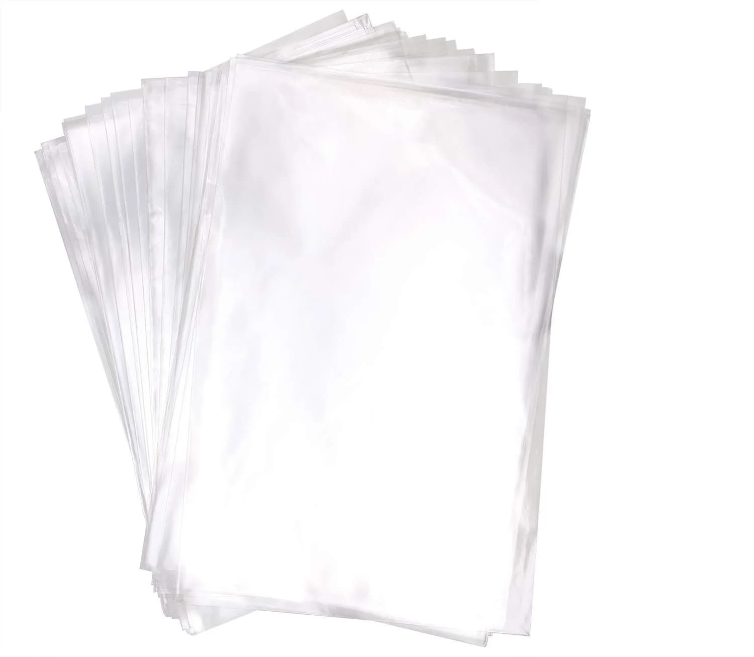 Mini Skater Food Storage Bag 50pcs | Durable, Non-Toxic, Clear & Gold Twist Ties